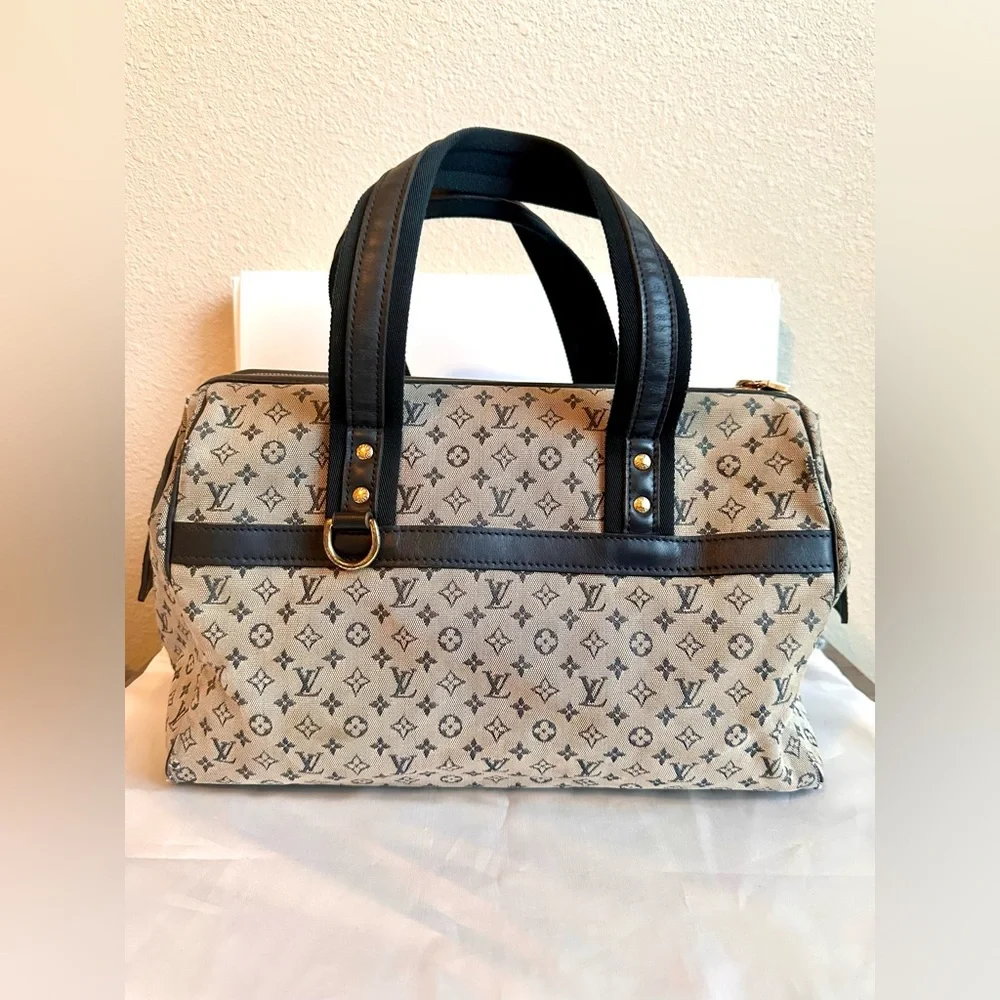 Louis Vuitton Josephine GM Mini Lin Boston style Handbag - Picture 7 of 17
